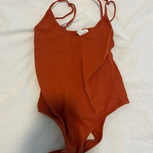 Rust Orange Bodysuit